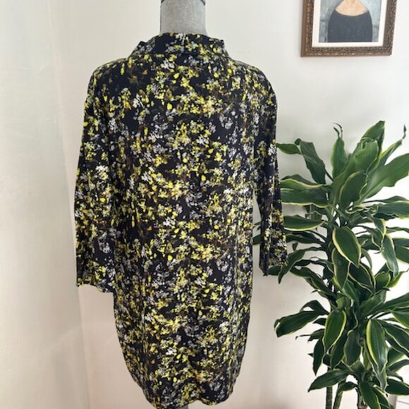 COS black and yellow print dress / tunic - Picture 4 of 6